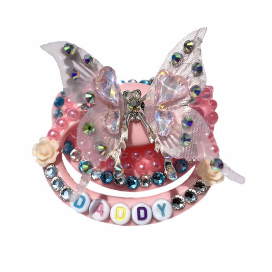 Sized Pacifier Stylish Bling Pacifier for Adult (Style 8)