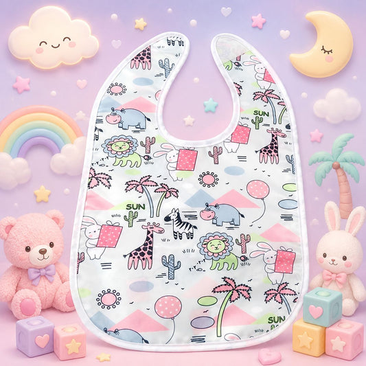 Premium Waterproof Adult Bib – Safari Friends
