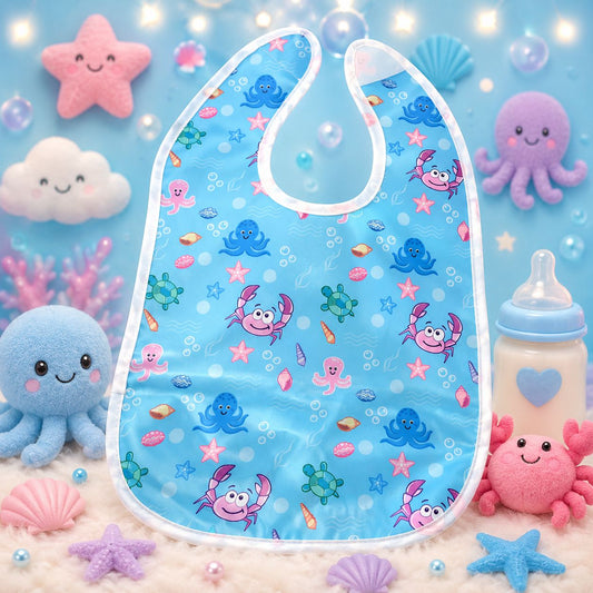 Premium Waterproof Adult Bib – Ocean Friends