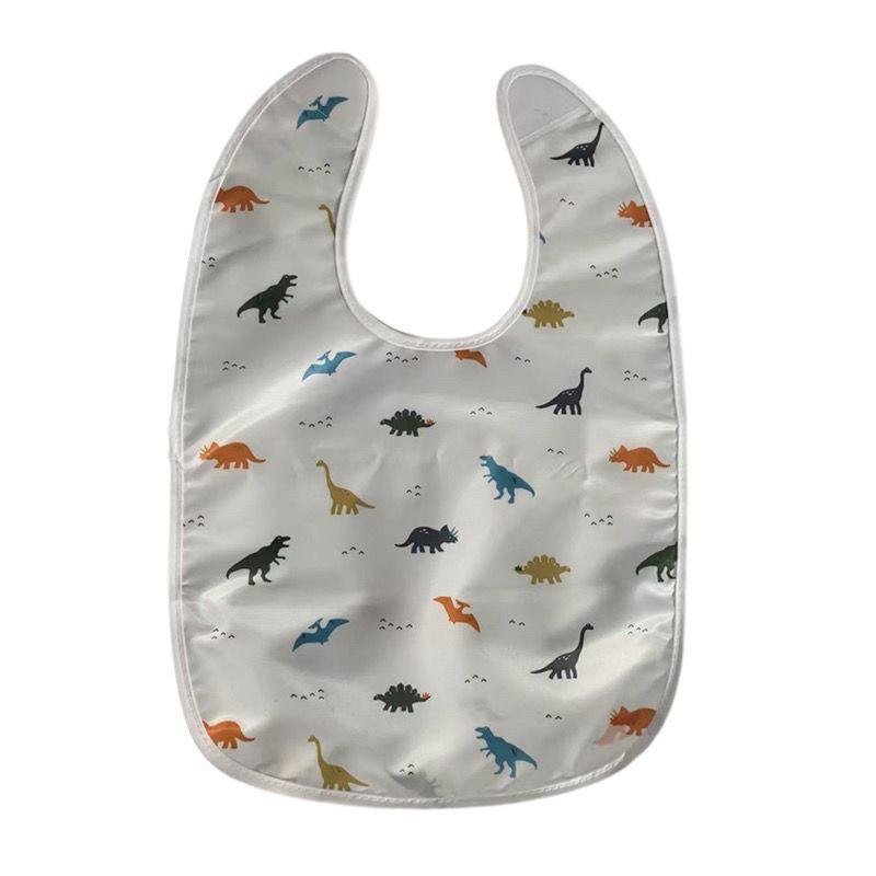 Premium Waterproof Adult Bib – Dinosaur Adventure