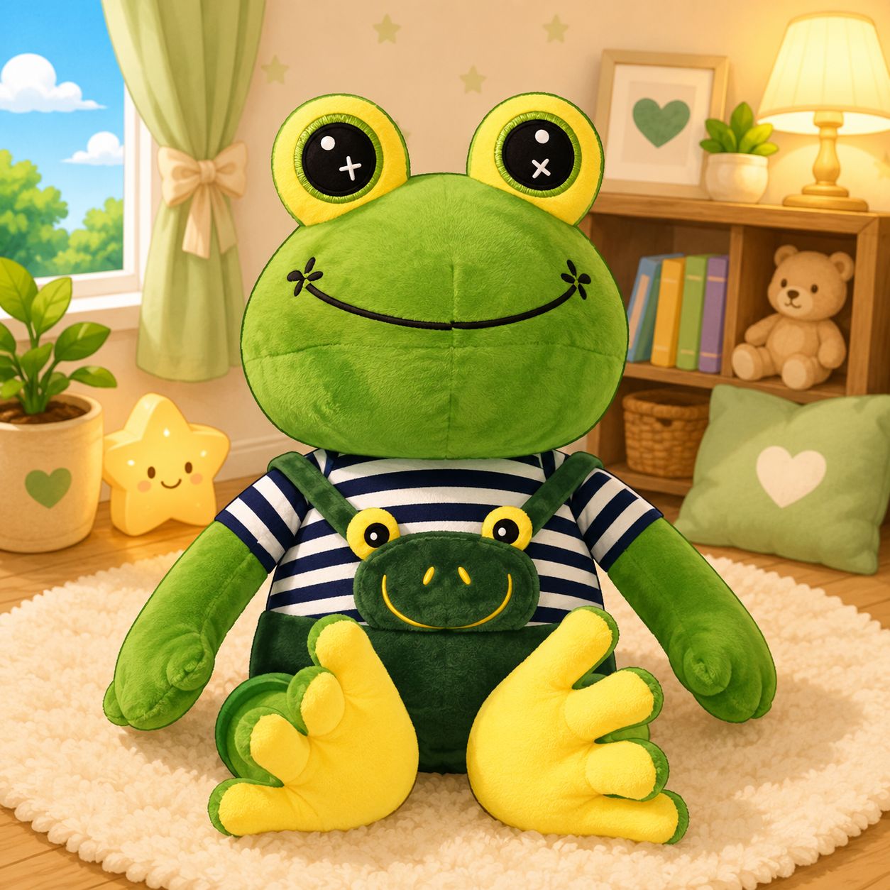 Teddy Frog Soft Stuffed Plush Toy