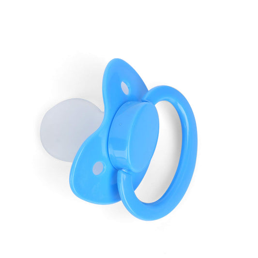 Adult Pacifier Big Size Food Grade Silicone BPA Free (Blue)